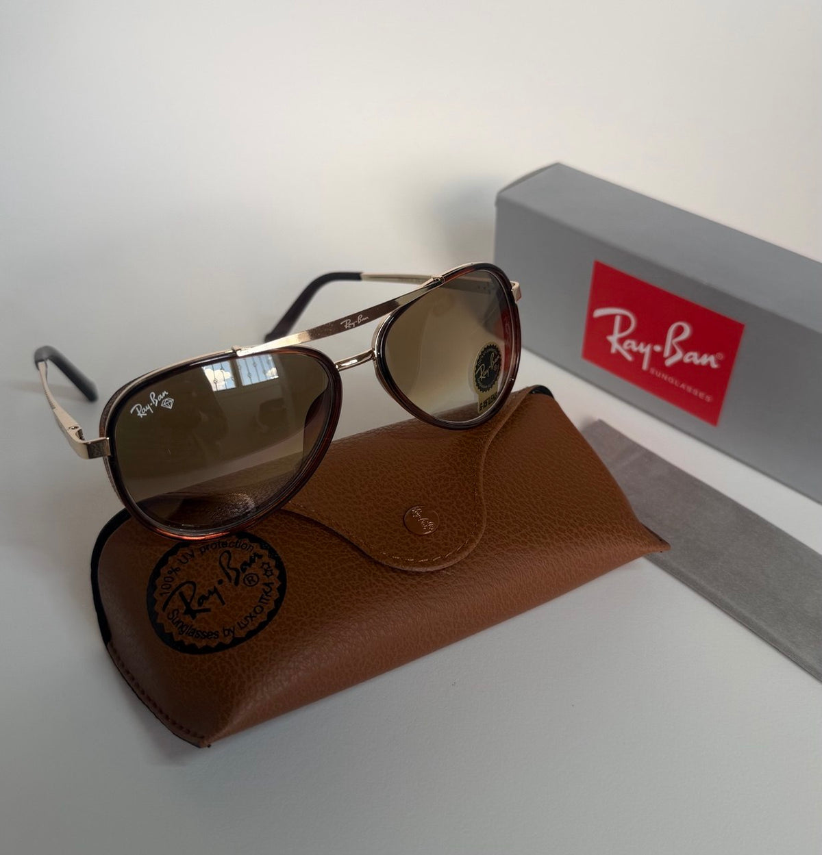 RB Aviator - Marron Dégradé